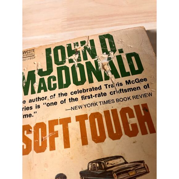 John D MacDonald Paperback Books Lot of (2) Vintage Tan Touch 1970s - Picture 3 of 6